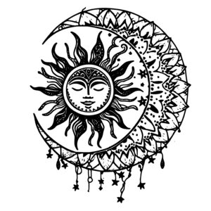 Boho Sun Moon Dream