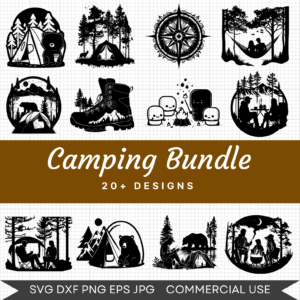 Camping Bundle – 21 Instant Download Svg Images