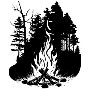 Blazing Campfire
