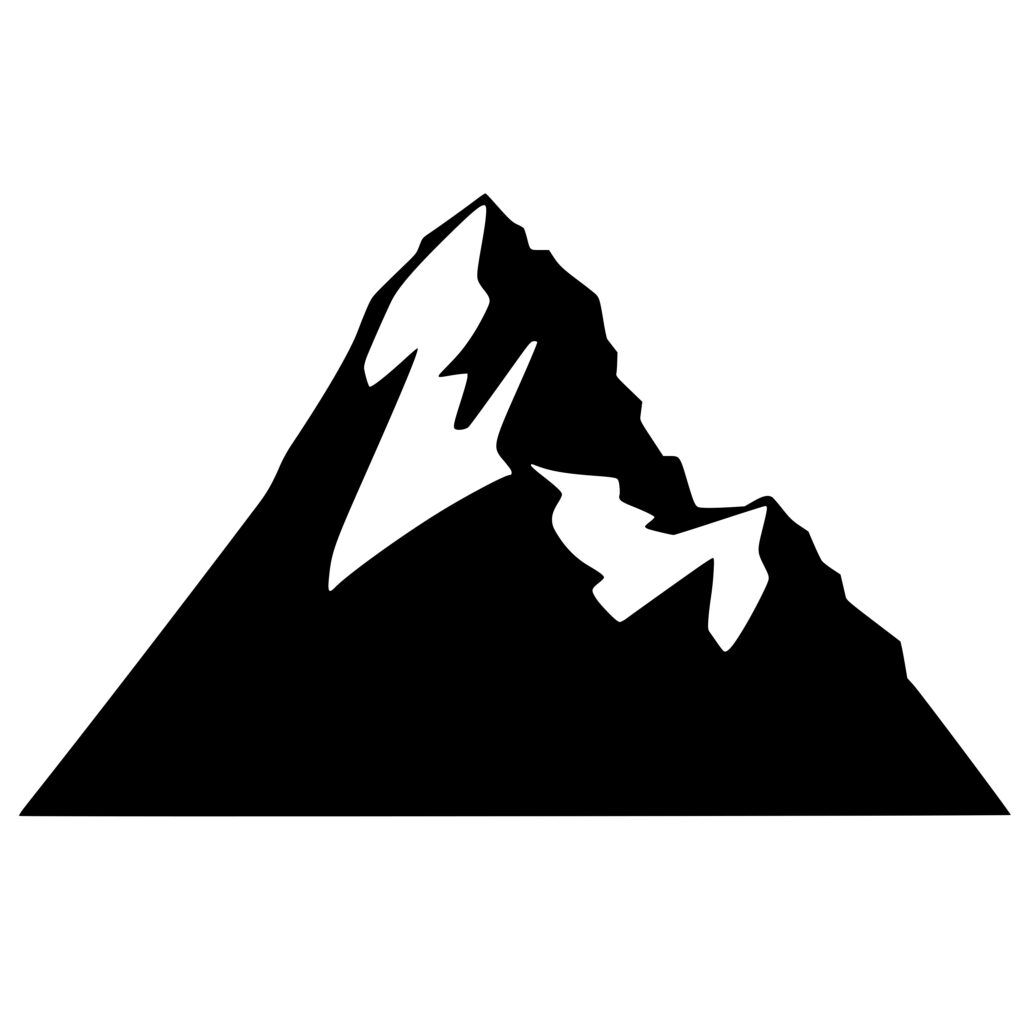 Mountain Silhouette SVG: Instant Download for Cricut, Silhouette, Laser