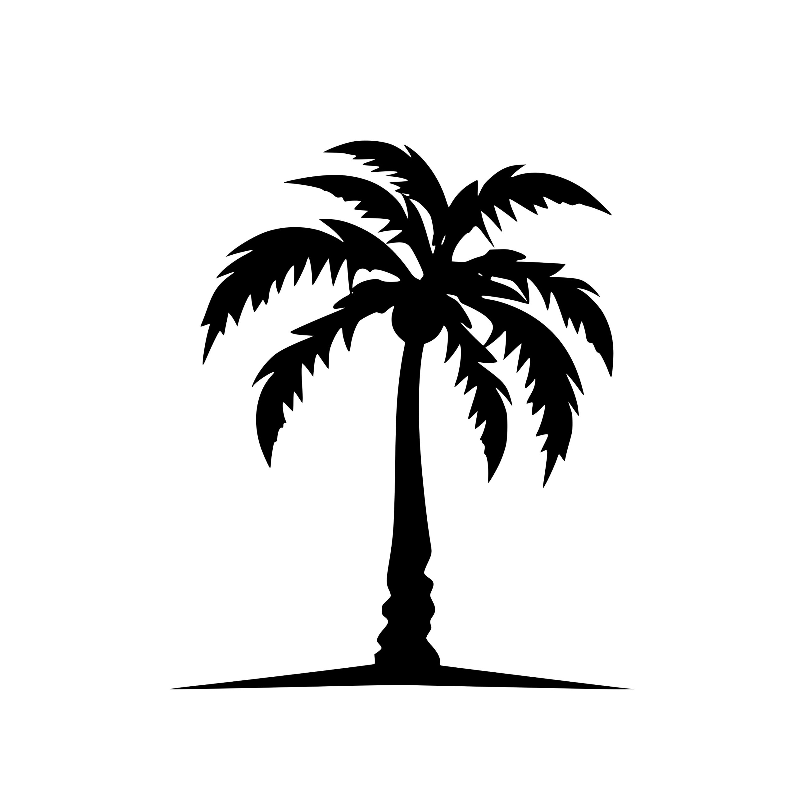 Palm Tree SVG File: Instant Download for Cricut, Silhouette, Laser Machines