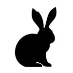 Easter Bunny Silhouette
