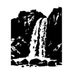 Serene Waterfall Scene