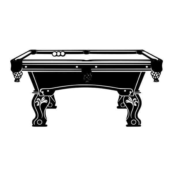 billiards table clipart
