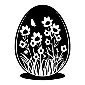 Egg with Flowers Inside