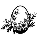 Egg with Flowers