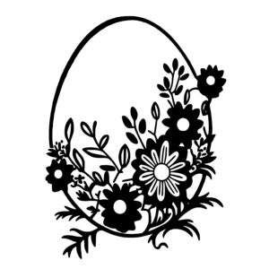 Egg With Flowers