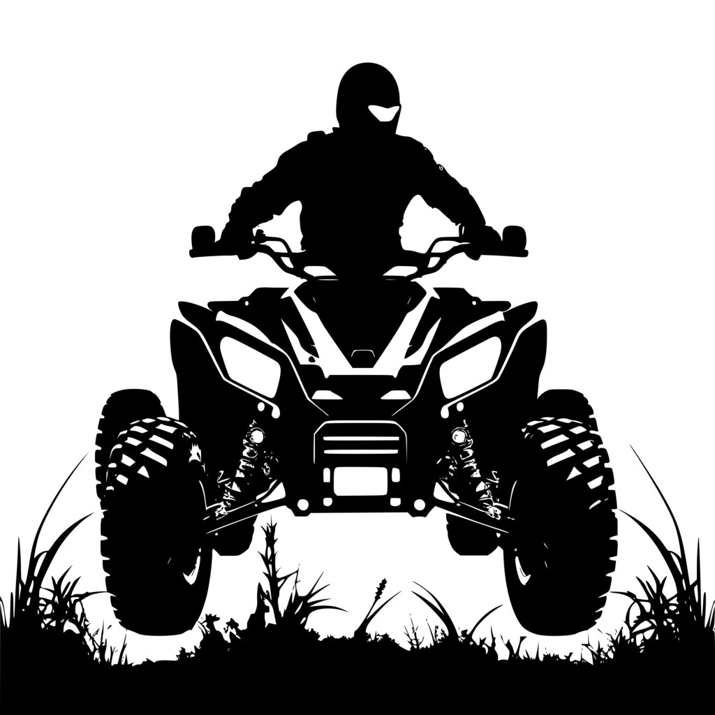 ATV Jump SVG File for Cricut, Silhouette, and Laser Machines