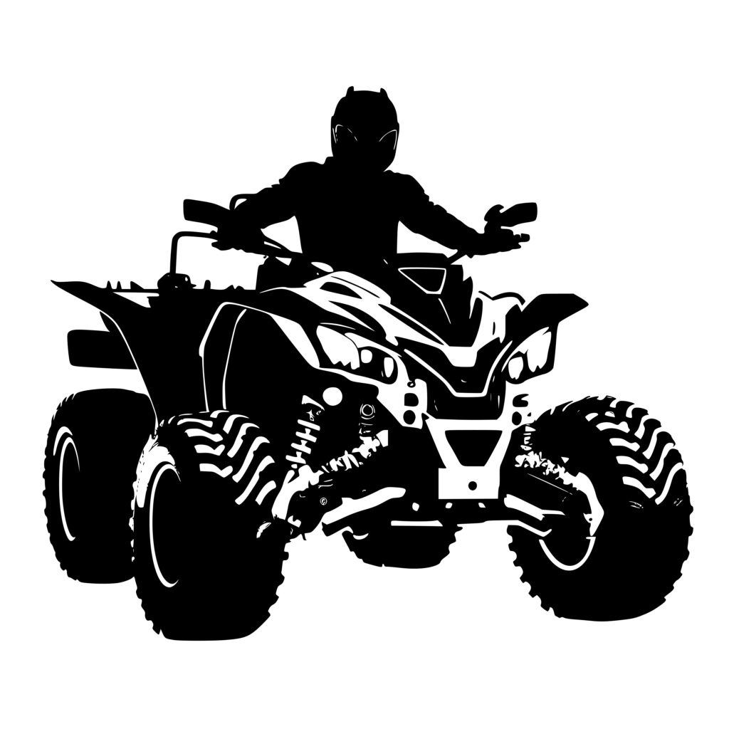 ATV Rider SVG File for Cricut, Silhouette, Laser Machines