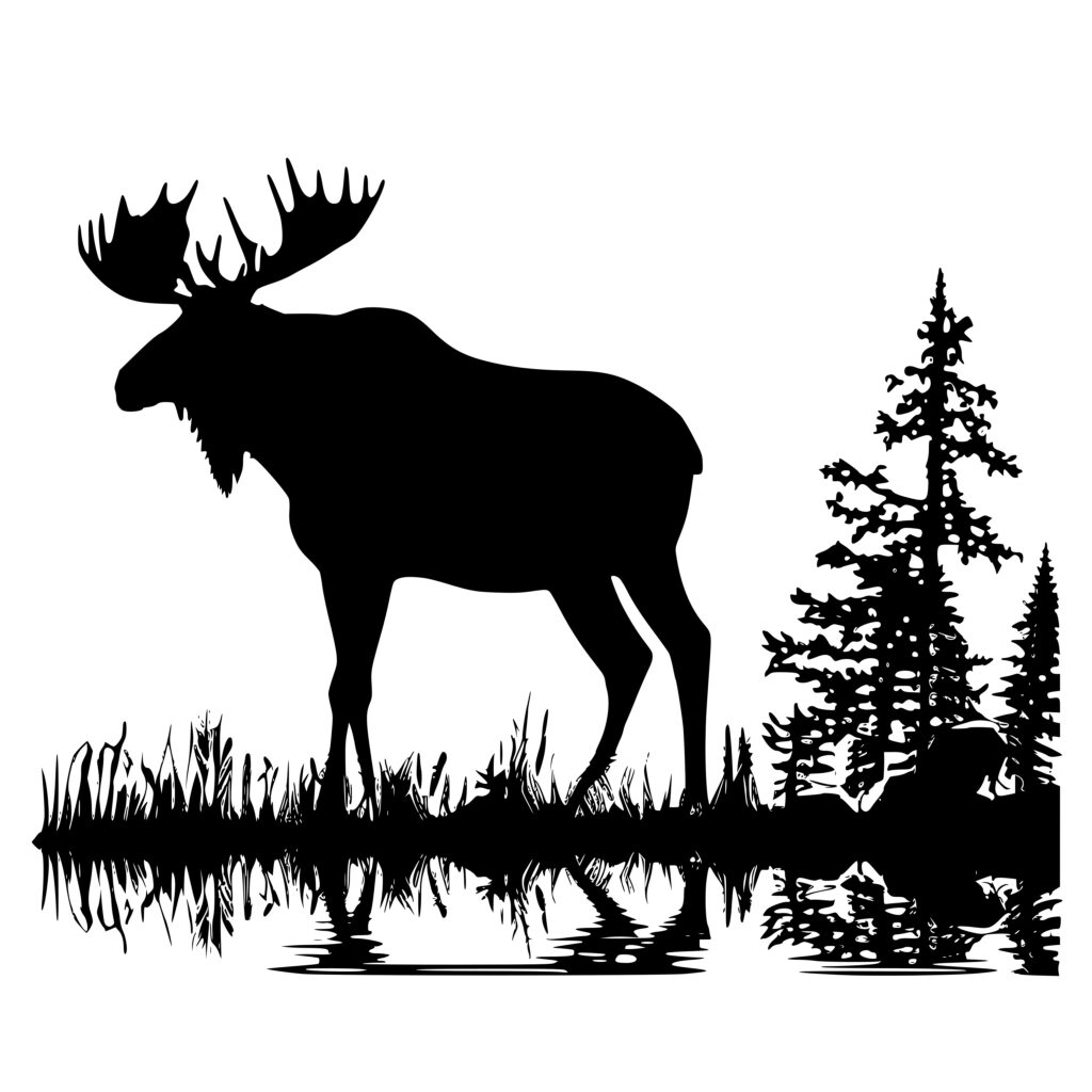 Big Moose SVG File: Instant Download for Cricut, Silhouette, Laser