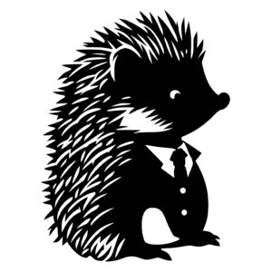 Hedgehog in Suit