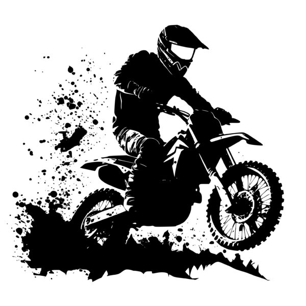 Motocross Sport Label PNG & SVG Design For T-Shirts