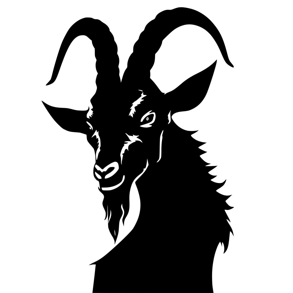 Goat Silhouette SVG File: Instant Download for Cricut, Silhouette, Laser