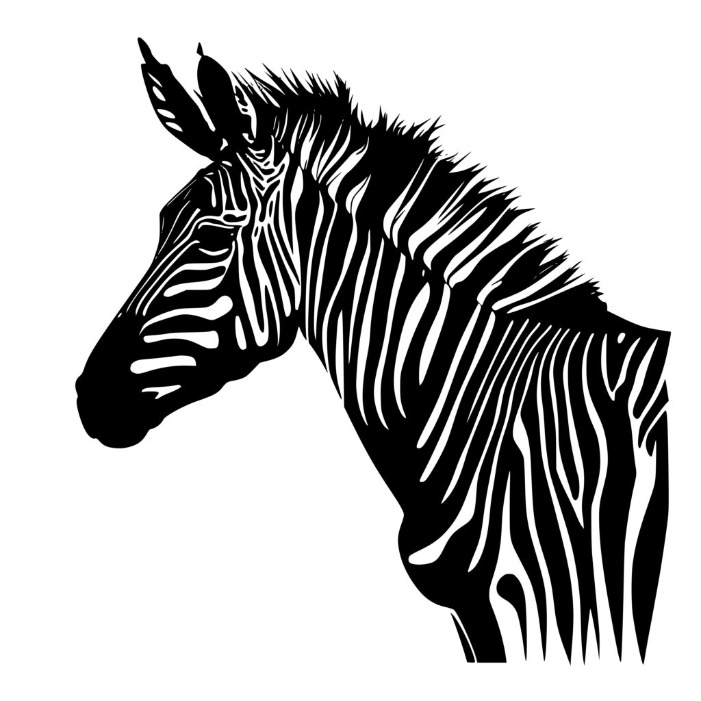 Noble Zebra SVG File: Instant Download for Cricut, Silhouette & Laser ...