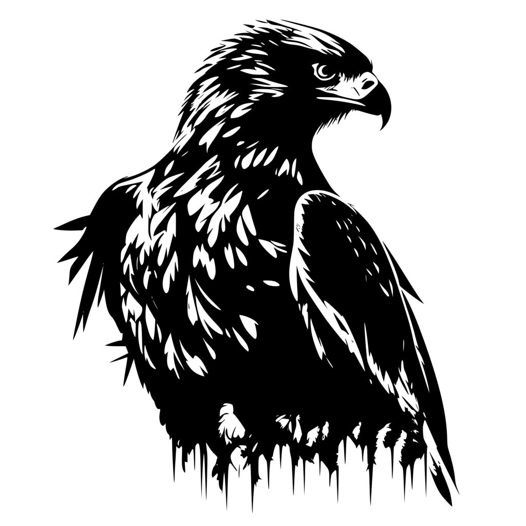 Proud Eagle SVG: Instant Download Image for Cricut, Silhouette, Laser