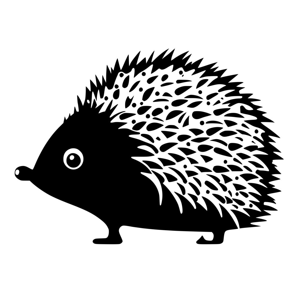 Cute Hedgehog SVG Image: Perfect for Cricut, Silhouette, Laser Machines