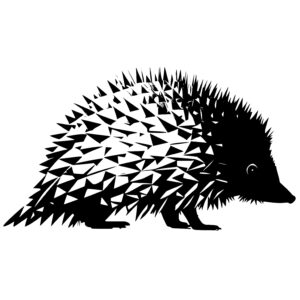 Geometric Shapes Hedgehog