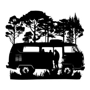 Van in Wilderness