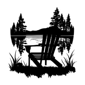 Outdoor Chair by Lake