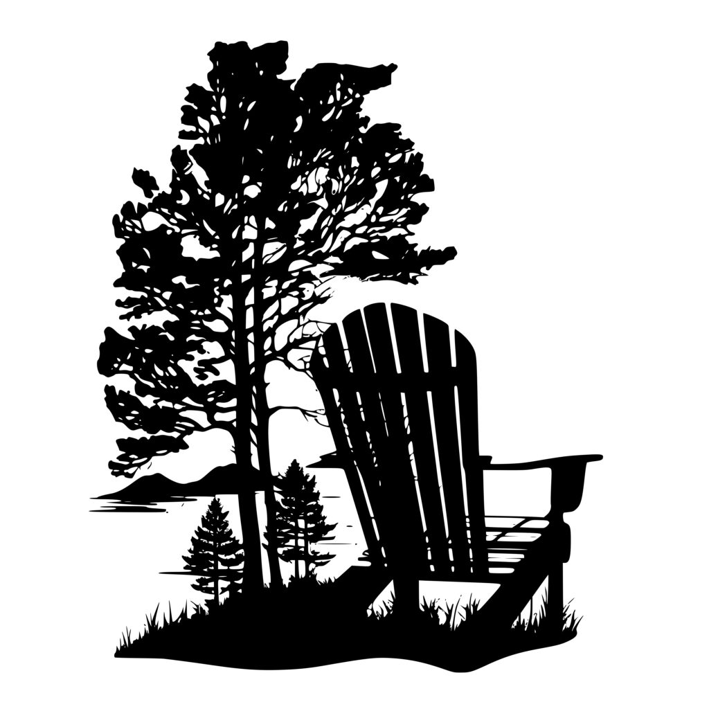 Outdoor Chair SVG File for Cricut, Silhouette, Laser Machines: Instant ...