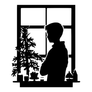 Boy in Front of Window
