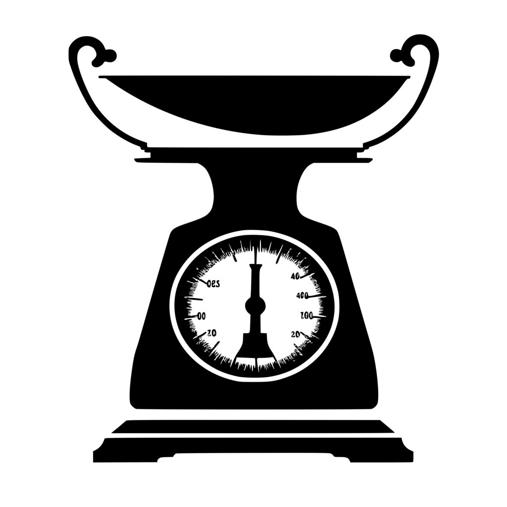 Kitchen scale svg file for cricut silhouette laser machines