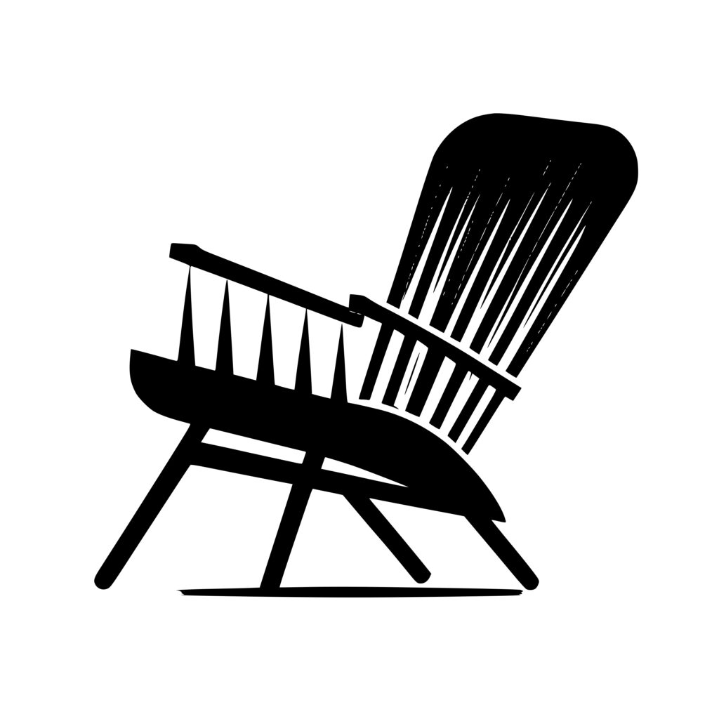 Instant Download Lounge Chair SVG File for Cricut and Silhouette