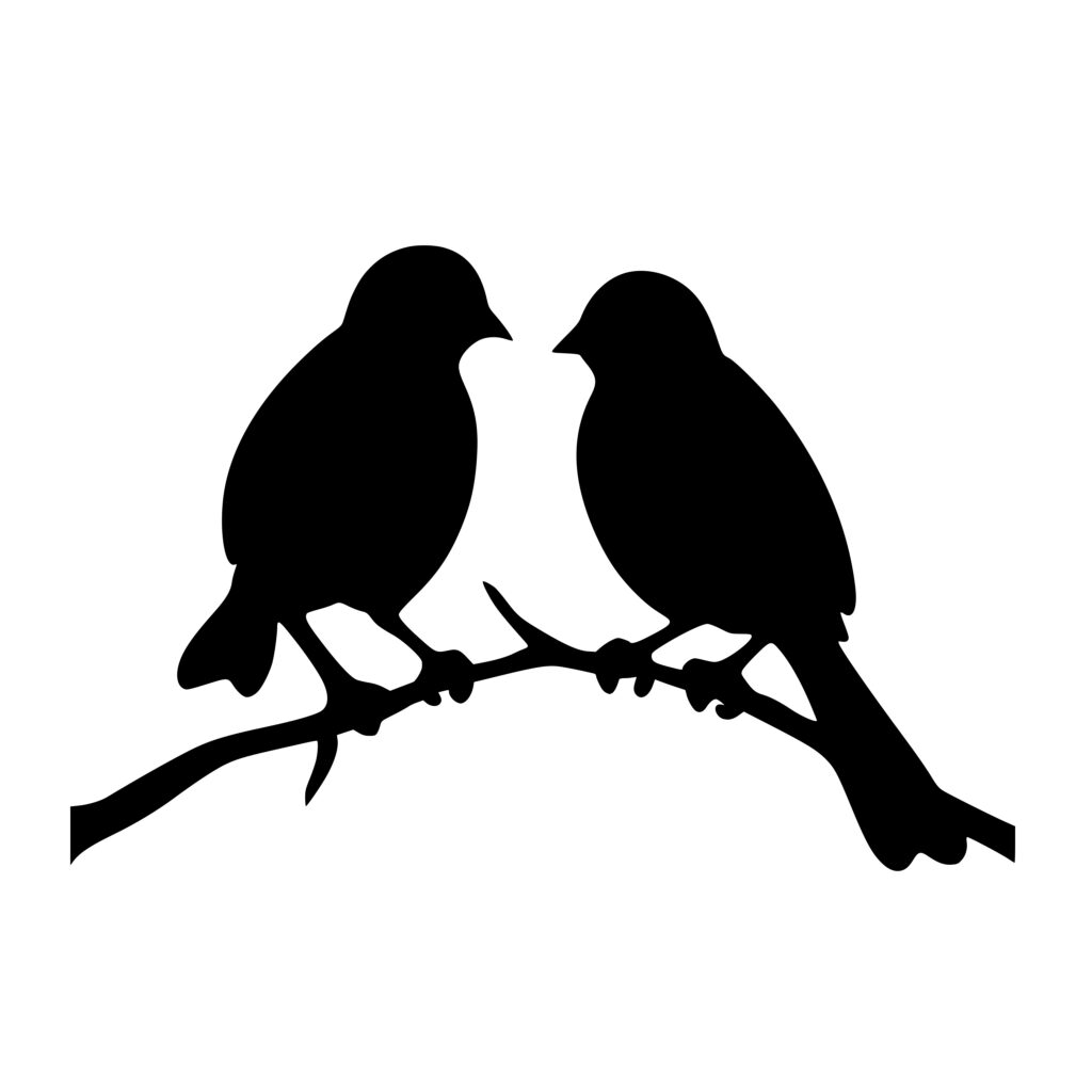 Sweeet Lovebirds SVG File: Instant Download for Cricut, Silhouette ...