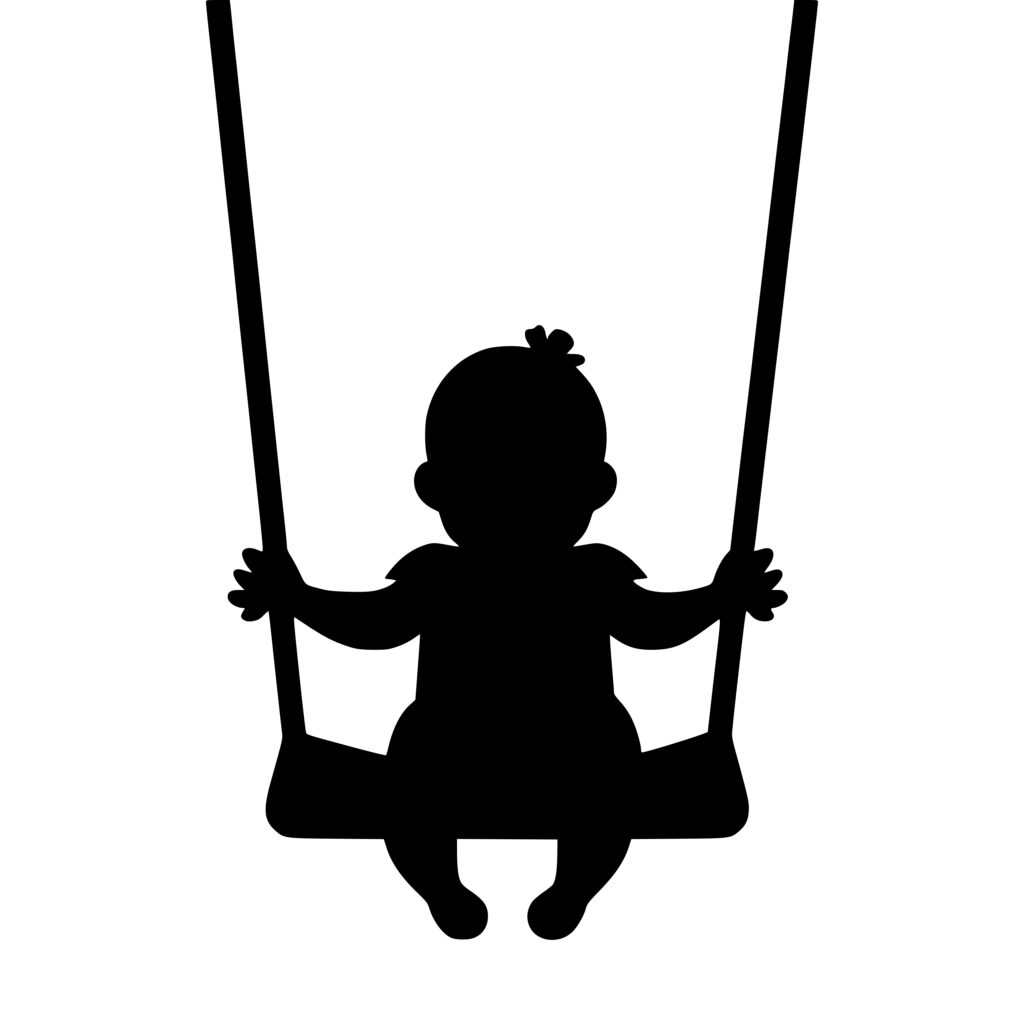 Baby Swing SVG File Instant Download for Cricut, Silhouette, xTool