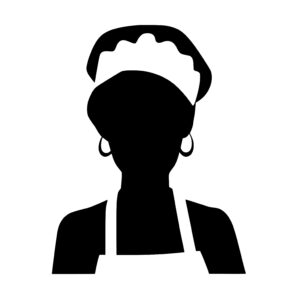 Woman Baker Silhouette