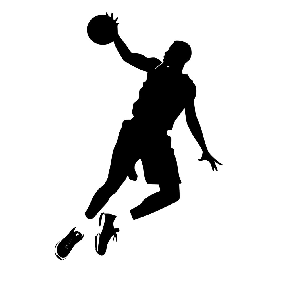 Basketball Slam Dunk SVG/PNG/DXF Instant Download for Cricut, Silhouette