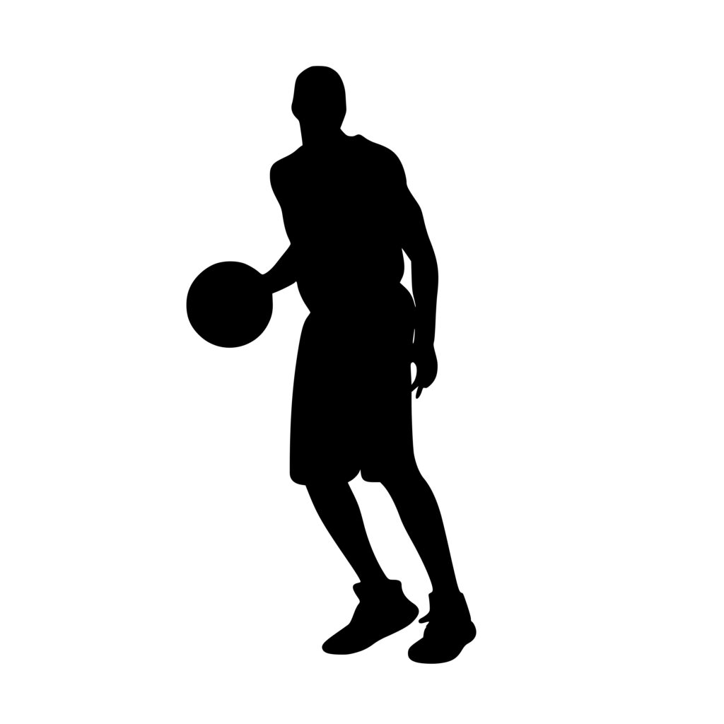 SVG Basketball Player Image for Cricut, Silhouette, Laser Machines