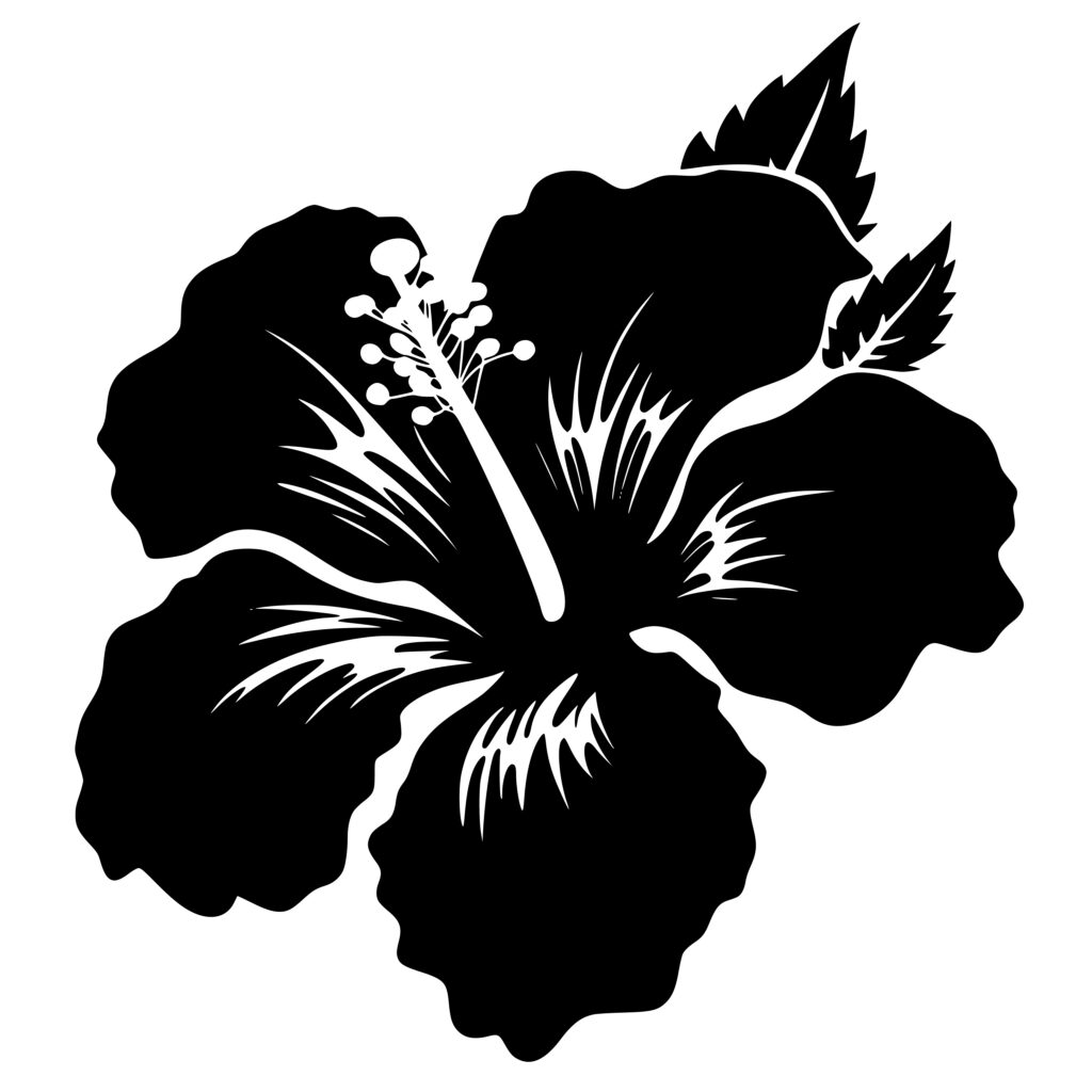 Hibiscus Flower SVG File: Perfect for Cricut, Silhouette, Laser Crafts