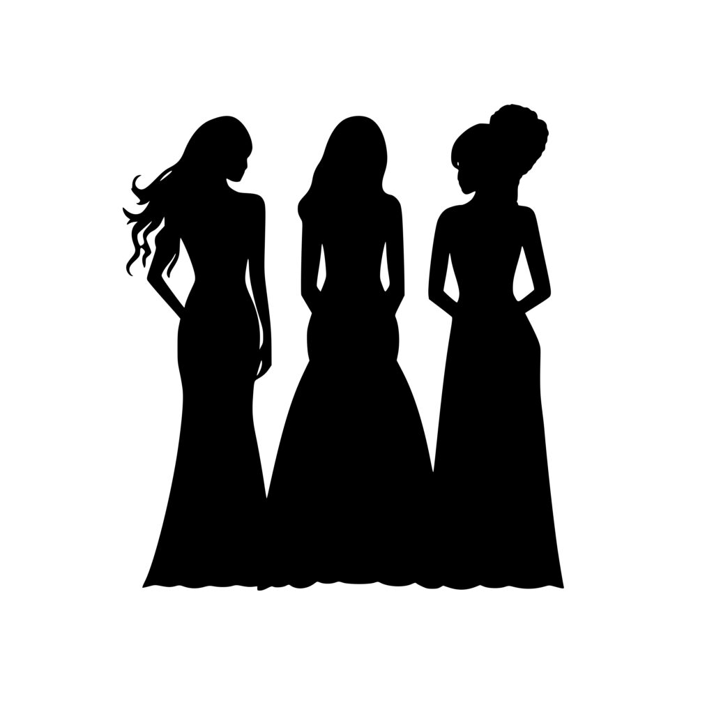 Best Friends Bridesmaids SVG File for Cricut, Silhouette, Laser