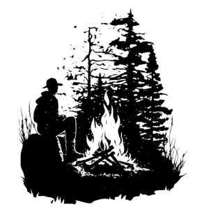 Serene Campfire