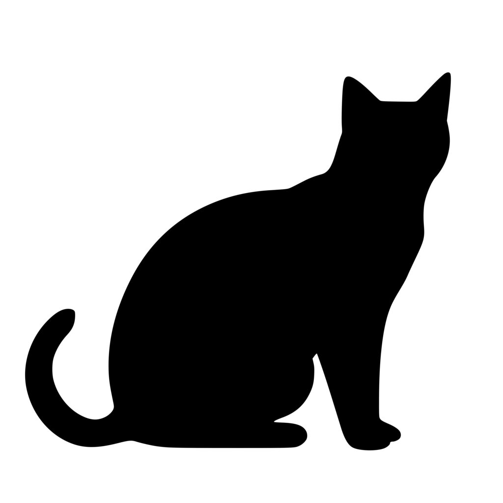 Kitty Silhouette Svg: Instant Download For Cricut, Silhouette, And 