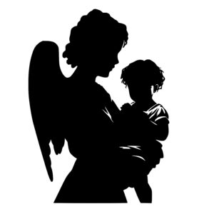 Angel Holding Child