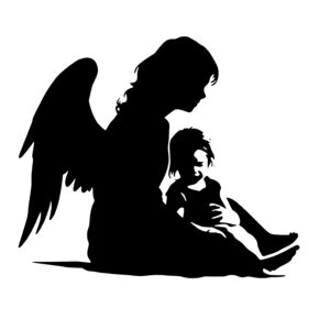 Angel Consoling Child