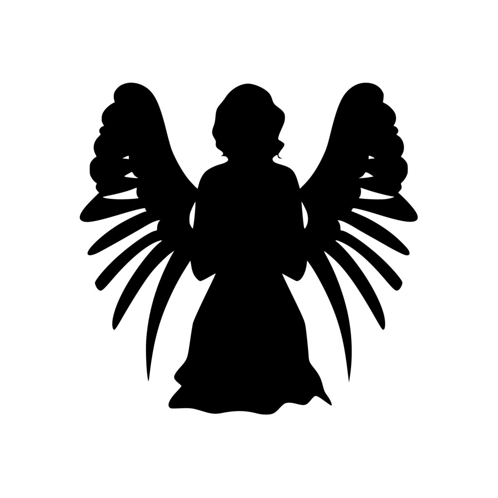 Christmas Angel SVG File for Cricut, Silhouette, Laser Machines