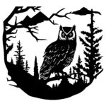 Owl in Forest