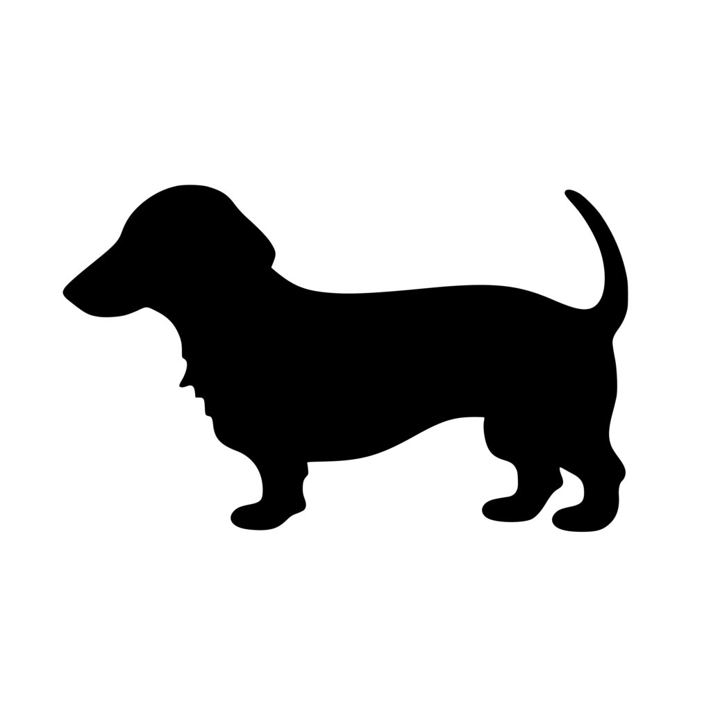 Tiny Dachshund SVG File for Cricut, Silhouette, Laser Machines