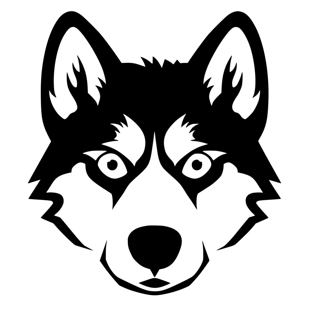 Husky SVG File for Cricut, Silhouette, Laser Machines - Instant Download