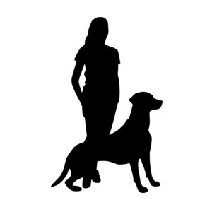 Woman Vet and Dog