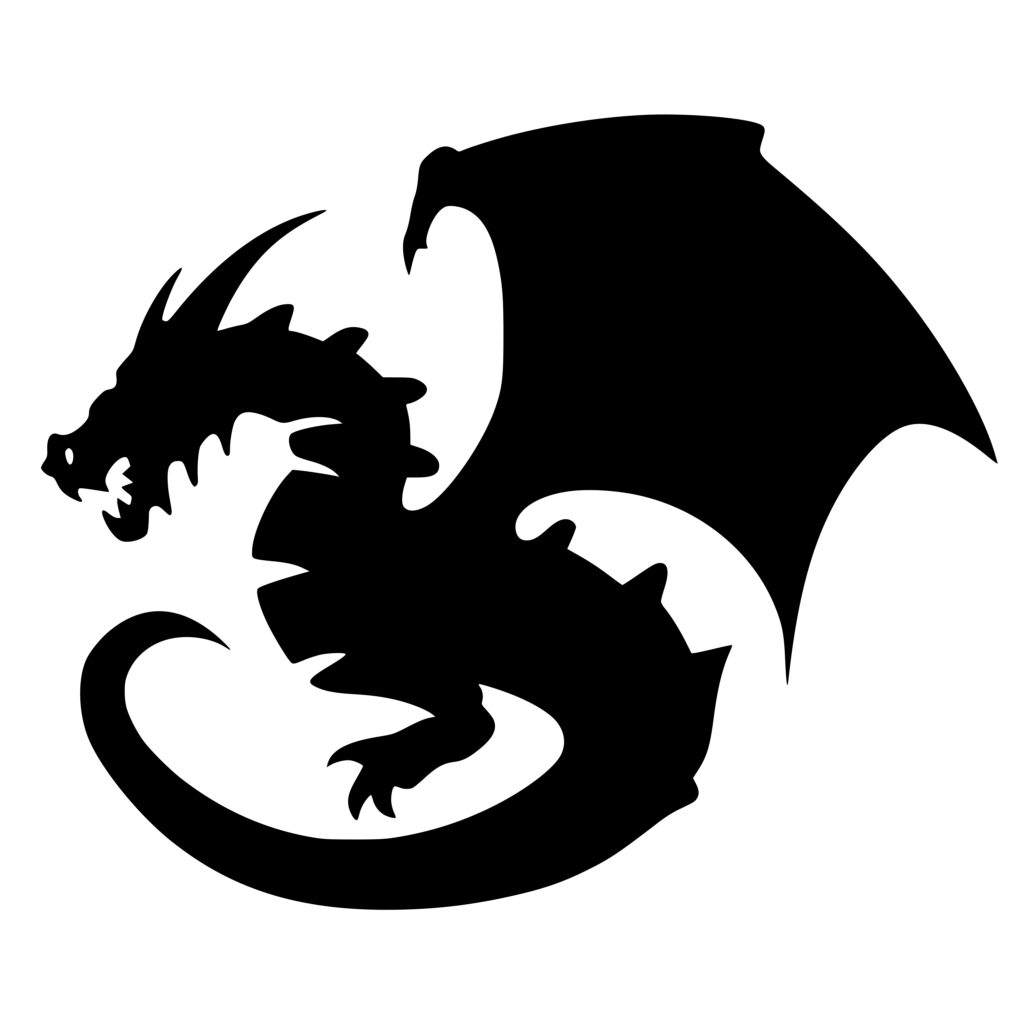 Shadow Dragon SVG File for Cricut & Silhouette Machines: Instant Download