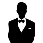 Man in Suit with Bowtie