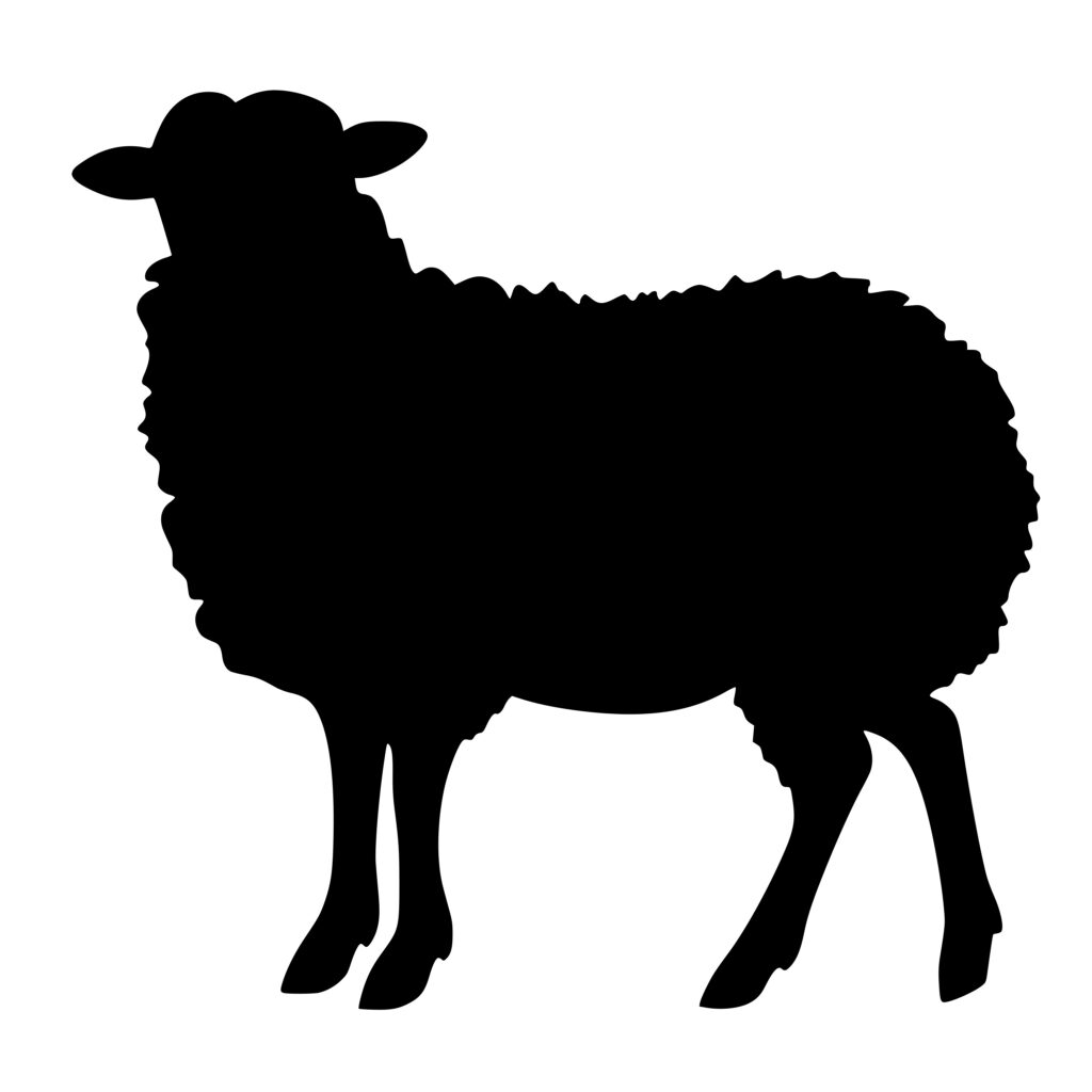 Fluffy Sheep SVG File for Cricut, Silhouette, and Laser Machines