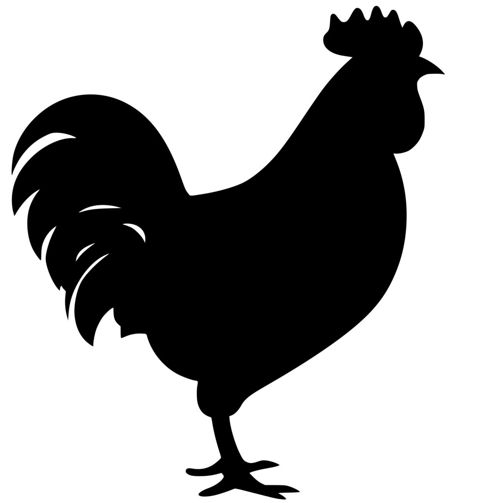 Roaming Chicken SVG Image: Perfect for Cricut, Silhouette, Laser Machines