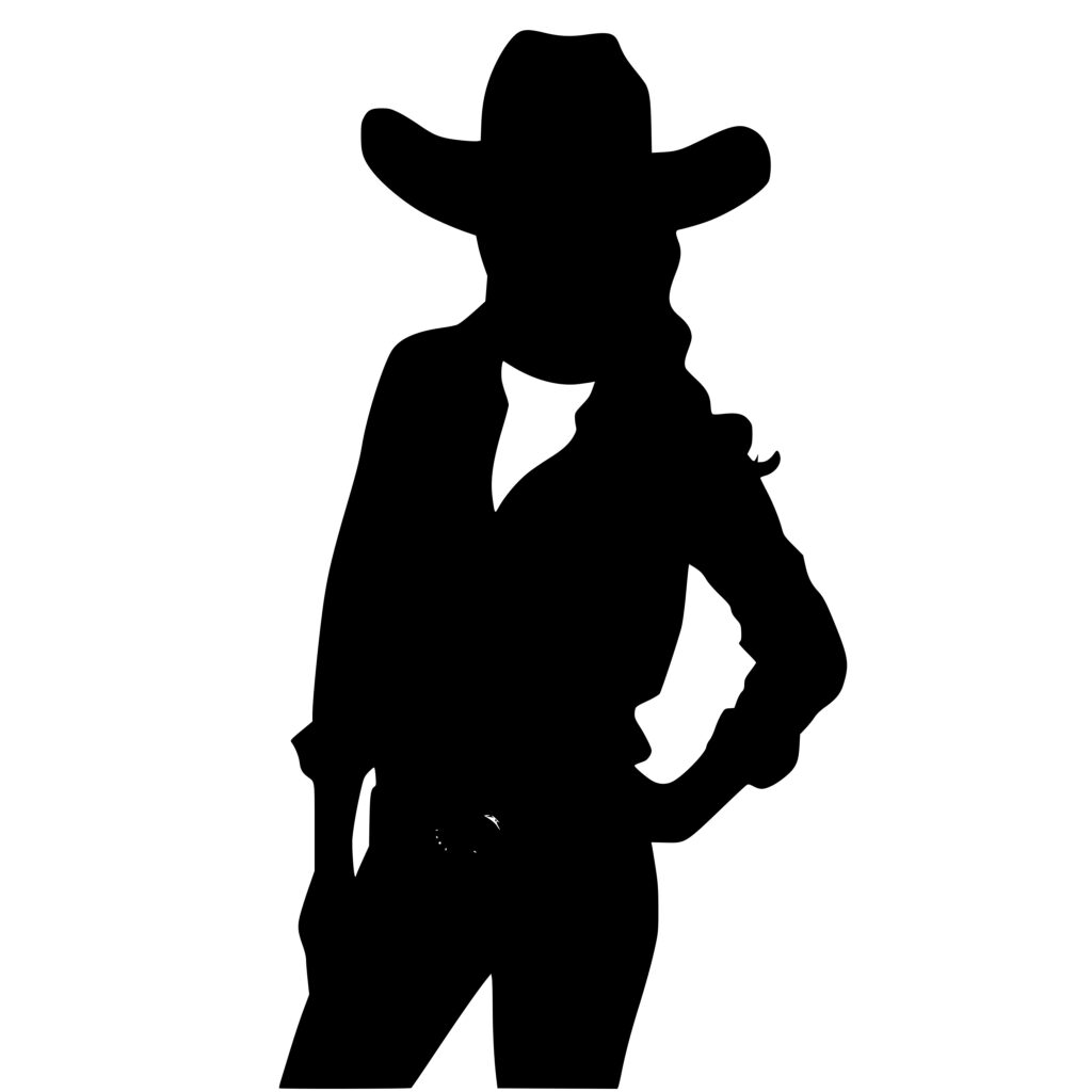 Country Girl Silhouette SVG File for Cricut, Silhouette & Laser Machines