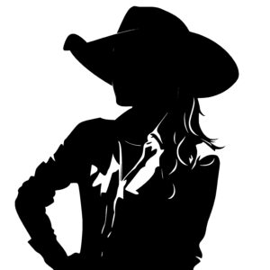 Cowgirl Silhouette