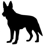 German Shepherd Silhouette